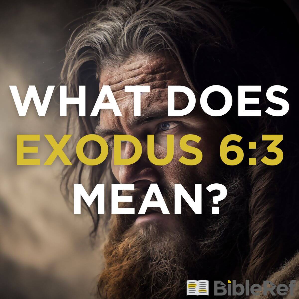 What does Exodus 6 3 mean BibleRef