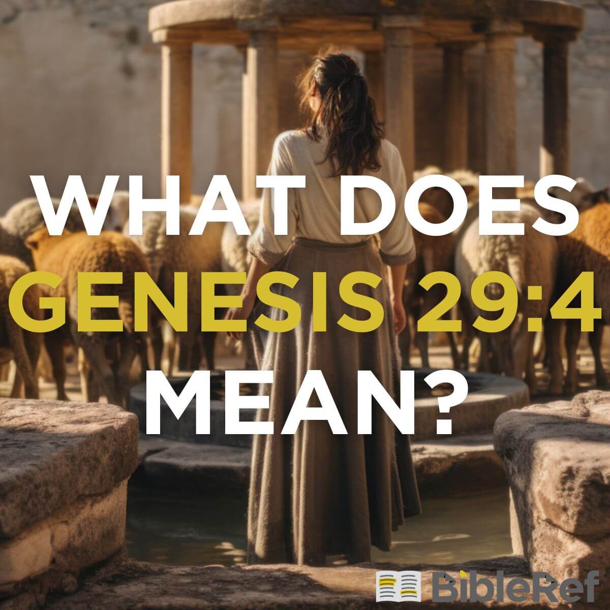 What Does Genesis 29:4 Mean? | BibleRef.com